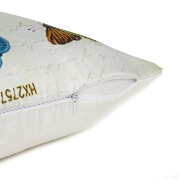 Oussum Digital Flower Print Cushion Pillow Cover Throw Pillow Case Decoration - Picture 3 of 4